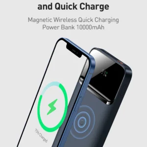 Baseus Magnetic Wireless Power Bank 10000mAh PD 20W Fast Charger Powerbank For iPhone Series