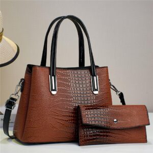 Queen Classic Design 2 in 1 Purse and Crossbody Satchel Shoulder Bag