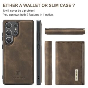 2 in1 Detachable Magnetic Leather Case for Samsung S24 & S25 Ultra