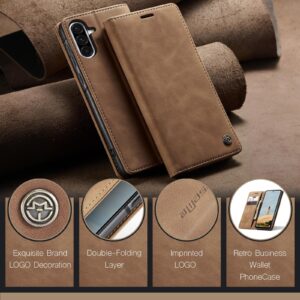 Samsung Galaxy A17 5G Retro Durable Leather Wallet Case